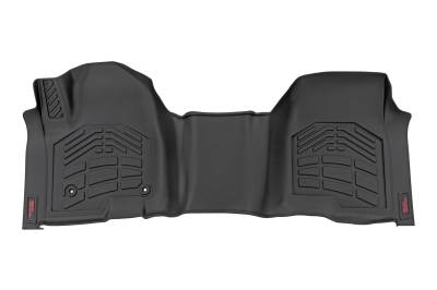 Rough Country Suspension Systems - Rough Country SM2165 Floor Mats Front Over Hump Crew for Chevy/GMC 1500/250