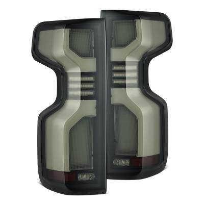 AlphaRex - AlphaRex 620088 Black LED Taillights for 19-23 Chevy Silverado