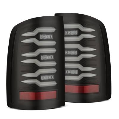 AlphaRex - AlphaRex 630060 Black LED Taillights for 07-13 GMC Sierra 1500/2500HD/3500HD