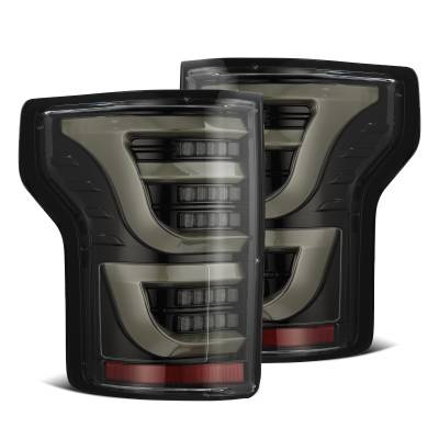 AlphaRex - AlphaRex 652030 Alpha Black LED Taillights for 15-20 Ford F150