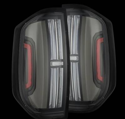 AlphaRex - AlphaRex 672032 Black Prismatic LED Taillights for 14-21 Toyota Tundra