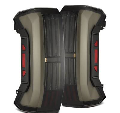 AlphaRex - AlphaRex 673001 Alpha Black Prismatic LED Taillights for 22-24 Toyota Tundra