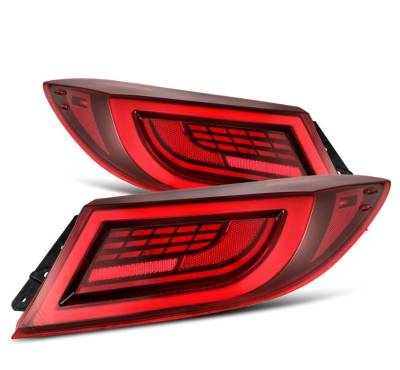 AlphaRex - AlphaRex 675030 Vivid Red LED Taillights for 22-24 Toyota GR86 & Subaru BRZ