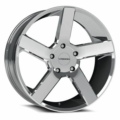 Vision Wheel - Vision Wheel 472V Switchback 22x9.5 5x5.5 8mm Chrome 472V22985C8