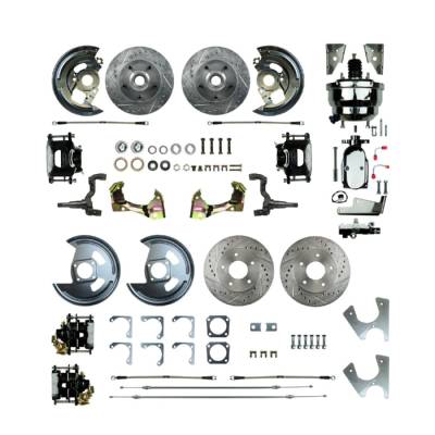 The Right Stuff Detailing - The Right Stuff Detailing AFXDC45CSX F/R Brake Conversion Kit for Chevy/Pontiac