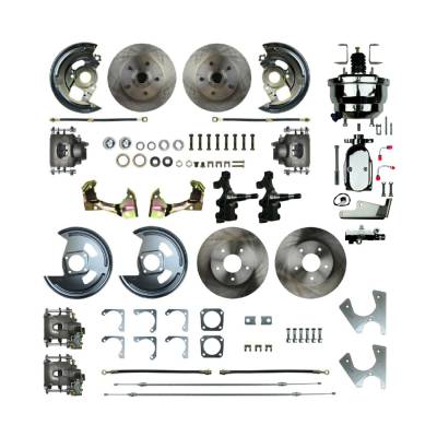 The Right Stuff Detailing - The Right Stuff Detailing AFXDC45DX FR/RR Brake Conversion Kit for Chevy/Pontiac