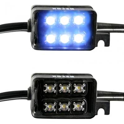Recon - Recon 26417 4' Universal LED Bed Rail Light Kit PAIR White