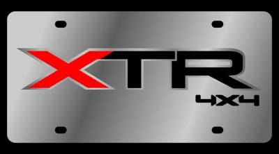 Eurosport Daytona - Eurosport Daytona 1595-1 Stainless License Plate XTR 4x4 Logo