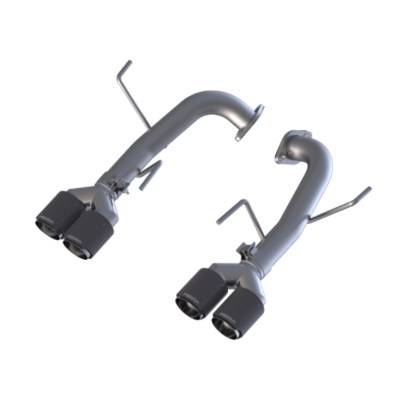 MBRP Exhaust - MBRP Exhaust S48013CF T304 2.5" AxleBack Rear Exit w/o Muffler for 15-21 WRX/STI