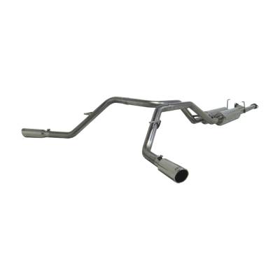 MBRP Exhaust - MBRP Exhaust S5306409 T409 2.5" Cat-Back Dual Split Side Exit for 07-08 Tundra