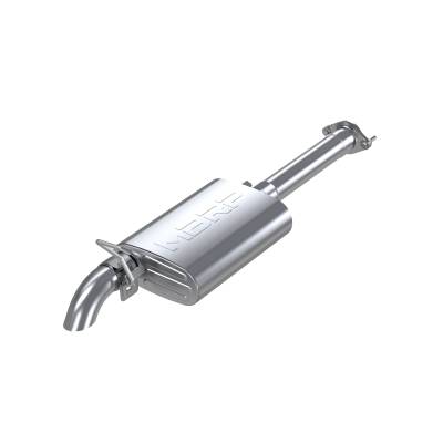 MBRP Exhaust - MBRP Exhaust S5522AL AL 2.5" Cat-Back Race Rear Turndown Exit for 00-06 Wrangler