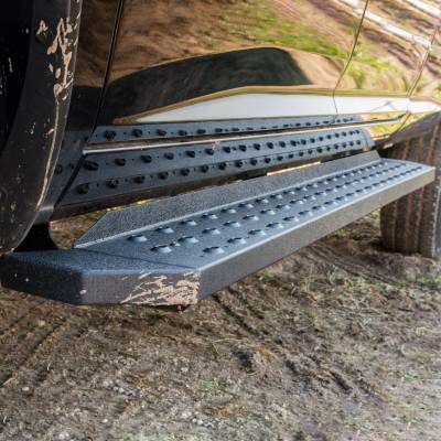 ARIES - ARIES 2055549 RidgeStep Commercial Running Boards w/Mounting Brackets
