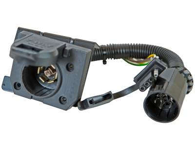 Buyers - Buyers TC1774P 7-Way Dual-Plug OEM Trailer Connector w/8" Prewired Cable