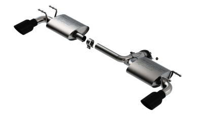 Borla - Borla 11970BC S-Type Axle-Back Exhaust Single Split Rear Exit 19-25 Mazda 3 2.5L