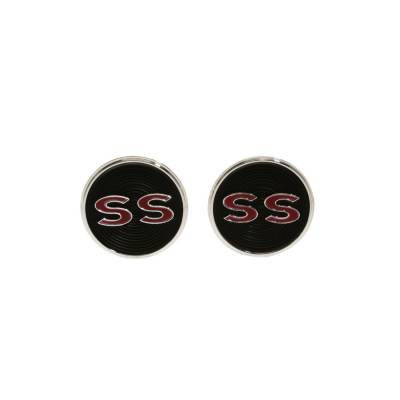 Trim Parts - Trim Parts 2399 1964 Impala SS Door Panel Emblem "SS" PAIR