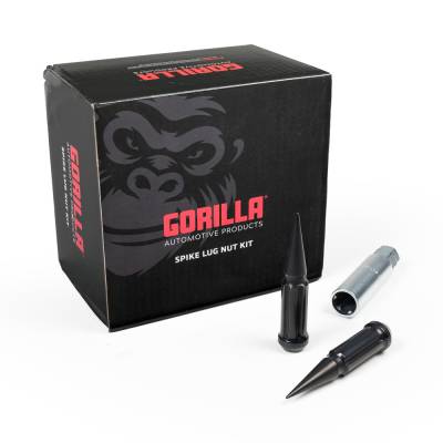 Gorilla Automotive - Gorilla Automotive SPK6-14150B Wheel 6 Lug Nut Set 14X1.5 Thread