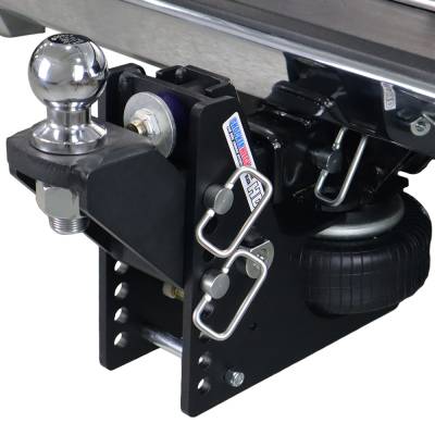 Shocker Hitch - Shocker Hitch SH-HDMB610-200-2 Shocker HD 20K 2" Max Black Air Receiver Hitch