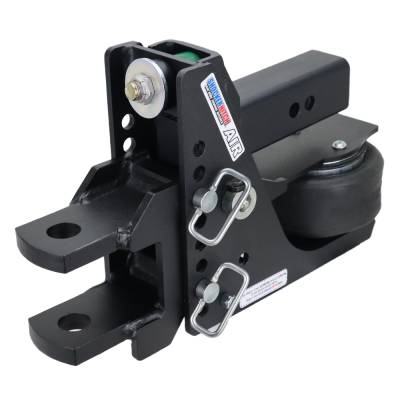 Shocker Hitch - Shocker Hitch SH-MB660-250 Shocker 12K 2.5" Max Black Air Receiver Hitch