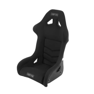 Simpson Safety - Simpson Safety S108-306 Club Racing Seat XL Black Cloth
