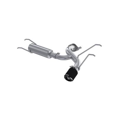 MBRP Exhaust - MBRP Exhaust S44523CF 2.5" Axle-Back Single Rear T304 CF Race
