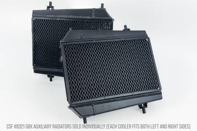 CSF Cooling - Racing & High Performance Division - CSF Cooling 8321 High-Performance Auxiliary Radiator for BMW G8X M3/M4/M2