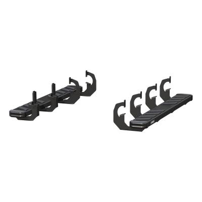 ARIES - ARIES 2554010 NovaTrac 6"x53" Black Steel Running Boards Select Silverado/Sierra