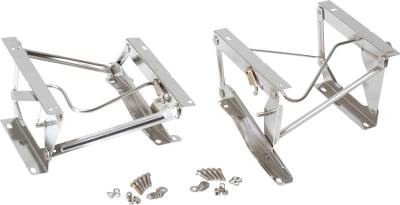 Kentrol - Kentrol 30552 Polished Seat Pedestals Pair for 76-90 Jeep Wrangler CJ & YJ