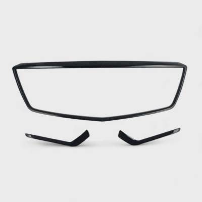 Trim Illusion - Trim Illusion ABS6805BLK Black Front Grille Overlay 20-25 Cadillac XT5