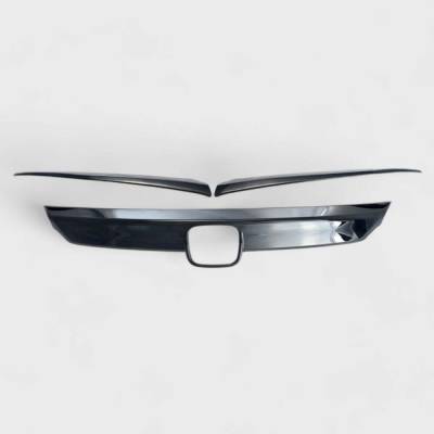 Trim Illusion - Trim Illusion ABS6817BLK Black Front Grille Overlay 21-22 Honda Accord