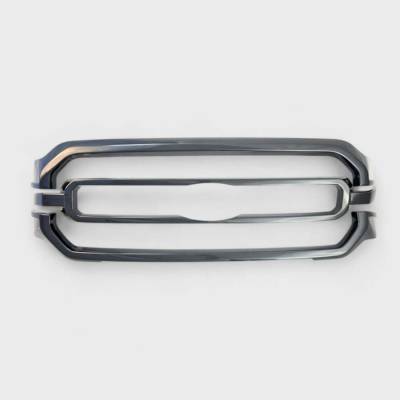 Trim Illusion - Trim Illusion ABS6837BLK Black Front Grille Overlay 21-23 Ford F150 XL/XLT
