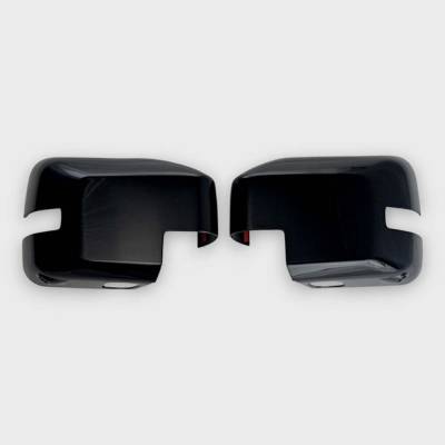 Trim Illusion - Trim Illusion MC6344BLK Front Door Mirror Covers Black for Ford Bronco