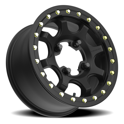 Vision Wheel - Vision Wheel 351BLA156156SBBR55 351 Flow 15x6 4x156 50mm Satin Black