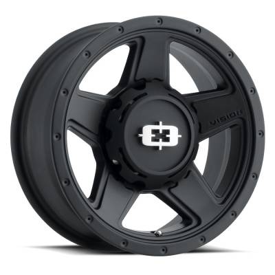 Vision Wheel - Vision Wheel 390VT6683SB0 390 Empire 16x6 6x5.5 0mm Satin Black