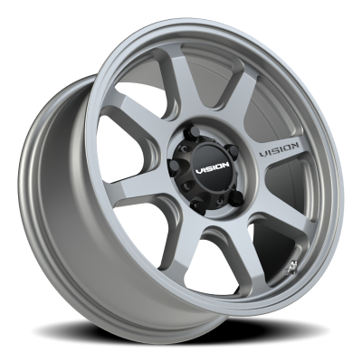 Vision Wheel - Vision Wheel 351-7873SG10 351 Flow 17x8.5 5x5.0 10mm Satin Gray