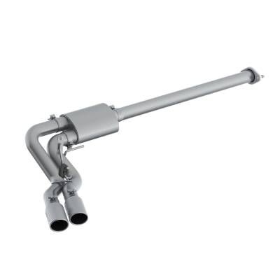 MBRP Exhaust - MBRP S5260304 T304 3" Cat-Back Race Dual Out One Side w/Muffler 15-20 F150