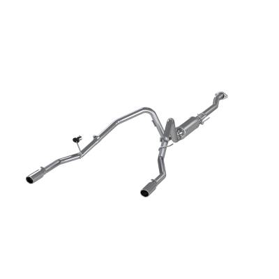 MBRP Exhaust - MBRP Exhaust S5240AL AL 3" Cat-Back 2.5" Dual Split Rear Exit 11-14 Ford F150