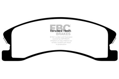EBC Brakes - EBC Brakes DP41664R Yellowstuff Street & Track Brake Pads