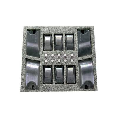 Recon - Recon 264160BK LED Cab Roof Light Kit Smoked/Amber 02-10 Hummer H2