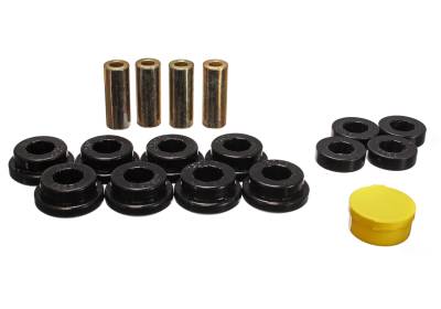 Energy Suspension - Energy Suspension 16.3109G Control Arm Bushing Set Rear Polyurethane Black