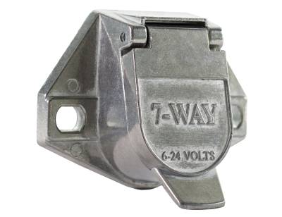 Buyers - Buyers TC1007 7-Way Die-Cast Metal Trailer Connector Truck Side