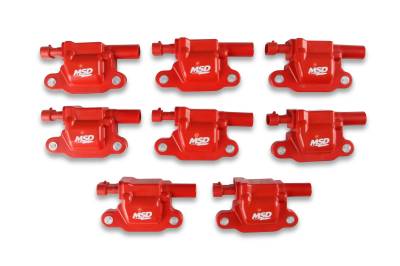 MSD - MSD Ignition 82658 Blaster LS Direct Ignition Coil Set for 05-13 GM LS Engines