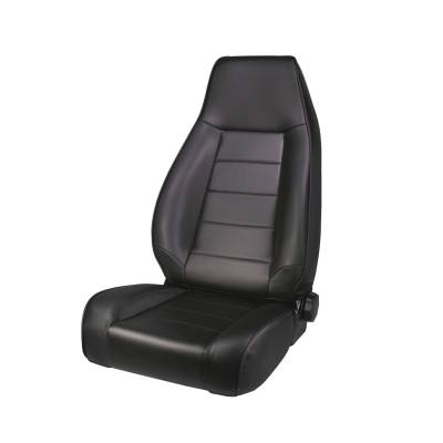 Rugged Ridge - Rugged Ridge 13402.15 High-Back Front Seat Reclinable Blk Denim for CJ Wrangler