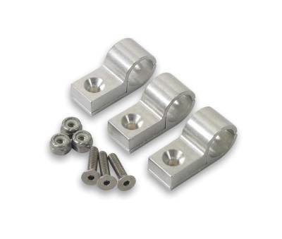 Earl's Performance - Earls Plumbing 170208ERL Line Clamp 0.5" Package Of 3 Polished
