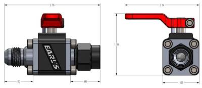 Earl's Performance - Earls Performance 230706ERL UltraPro AN Ball Shut-Off Valve