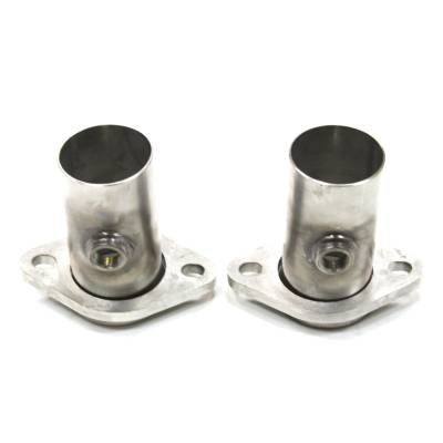 JBA Racing Headers - JBA 31650-1ST 2.5" Exhaust Starter Tubes 304 SS 2 Bolt w/O2 Sensor Bungs
