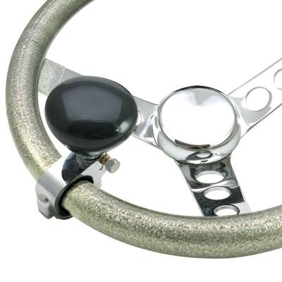 American Shifter Company - American Shifter ASCBA10002 Black Retro Series Suicide Brody Knob Opaque