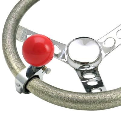 American Shifter Company - American Shifter ASCBA030CR Red Billiard Cue Ball Custom Suicide Brody Knob
