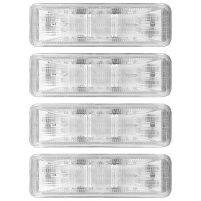 Recon - Recon 264130CL LED Dually Marker Lights Clear/Red/Amber for 94-02 RAM 3500