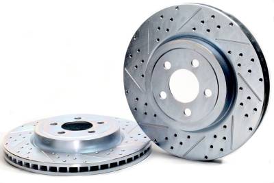 Baer Brakes - BAER Brakes 53023-020 Disc Brake Rotor Set for Chrysler/Dodge 3.6/5.7 AWD/RWD