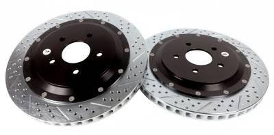 Baer Brakes - BAER 2302049 EradiSpeed1 Rotor Up 14" RR for 05-13 Corvette Z51/Cadillac XLRV